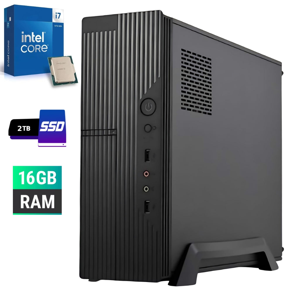 PC Assemblato Computers Parts | Intel Core i7-14700 | Ram 16GB RAM | SSD 2TB | FreeDOS Prodotto NUOVO PC Assemblato Computers Parts | Intel Core i7-14700 | Ram 16GB RAM | SSD 2TB | FreeDOS Prodotto NUOVO